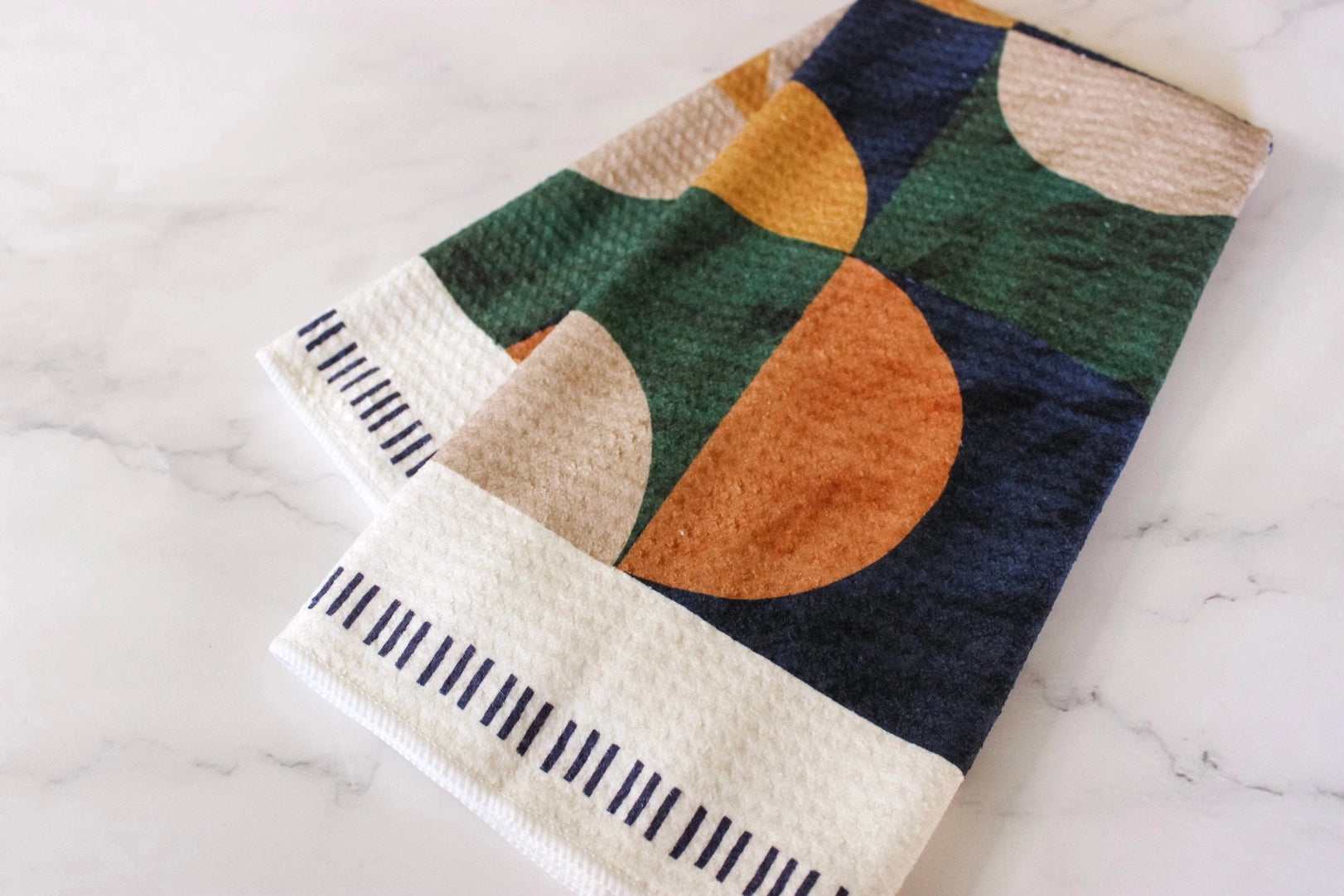 Geo Boho Colorblock Dish Towel- 16''x24''